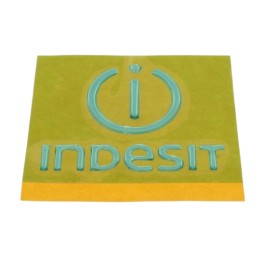 Targa marchio cromato Indesit