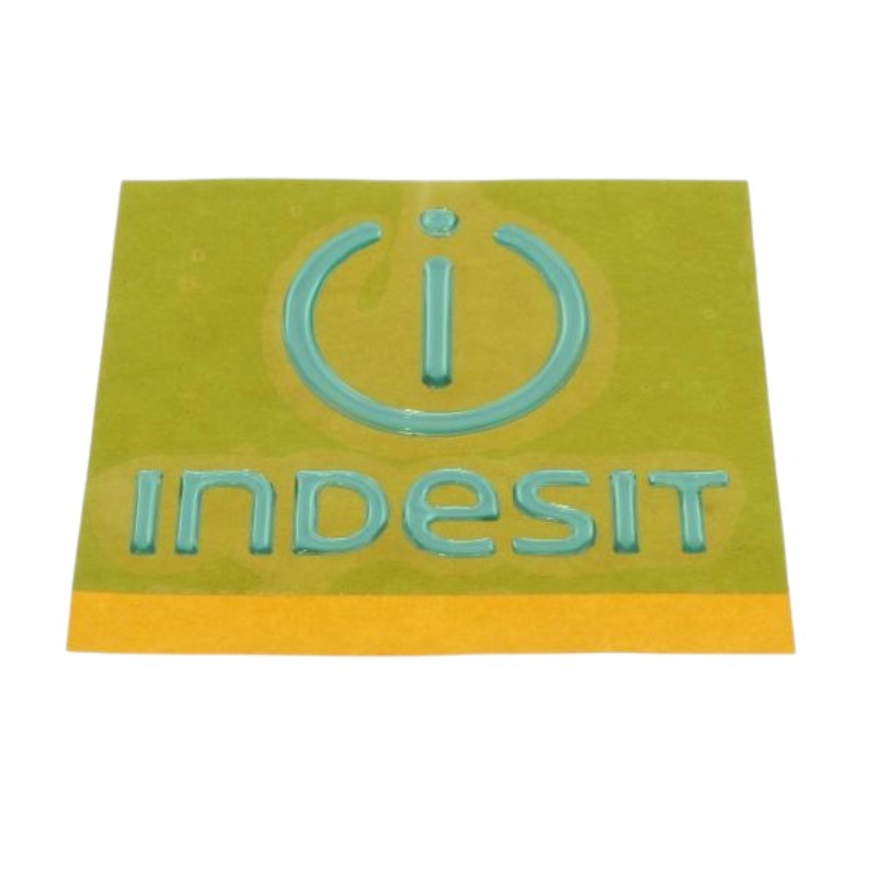 Targa marchio cromato Indesit