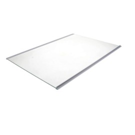 RIPIANO VETRO FRIGO + PROFILI BIANCO