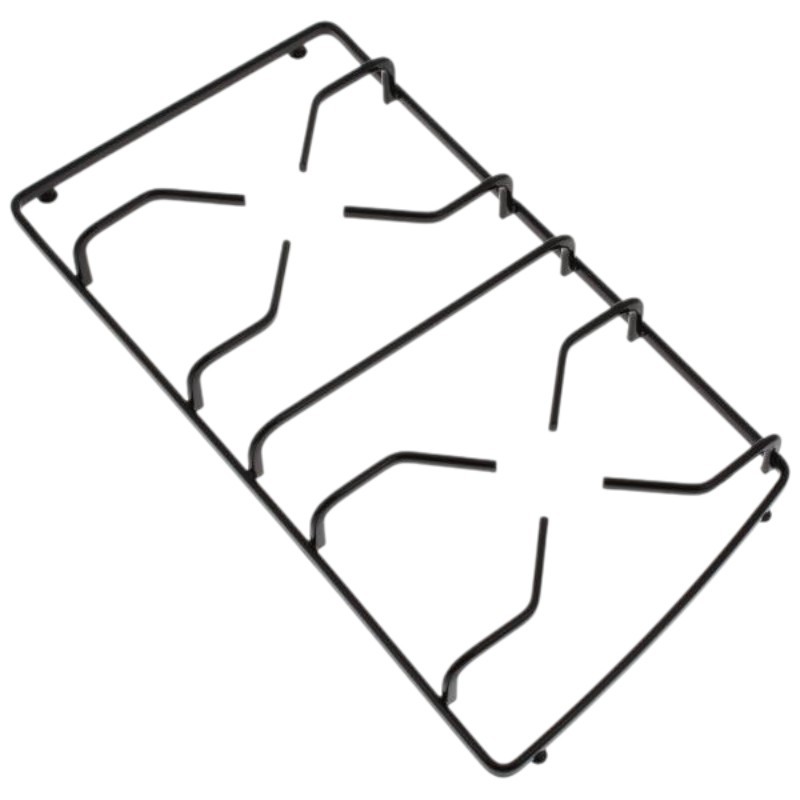 Griglia grande sx nera in piattina