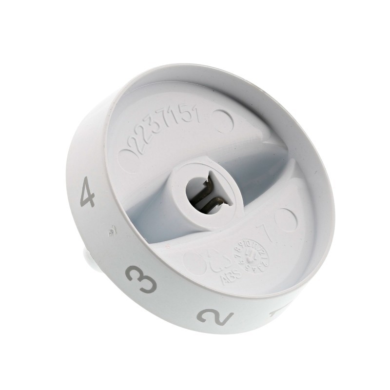 Manopola termostato frigo, serigrafata.